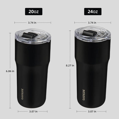 BJPKPK Insulated Tumbler,20oz Stainless Steel Tumbler with lid,Double Wall Travel Coffee Mug Thermal Cup,Keep Drinks Cold and Hot,Lavender