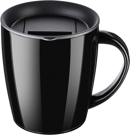PARACITY Insulated Coffee Mug Stainless Steel Coffee Mug with Lid Handle Double Wall Vacuum Travel Mug Camping Tumbler Cup Men Women 12 oz (Blue)