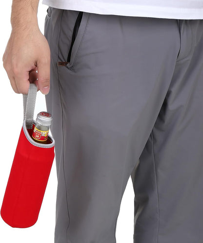 PATIKIL Water Bottle Sleeves, Neoprene Insulated Bottle Bag Holder Carrier Pouch with Finger Strap