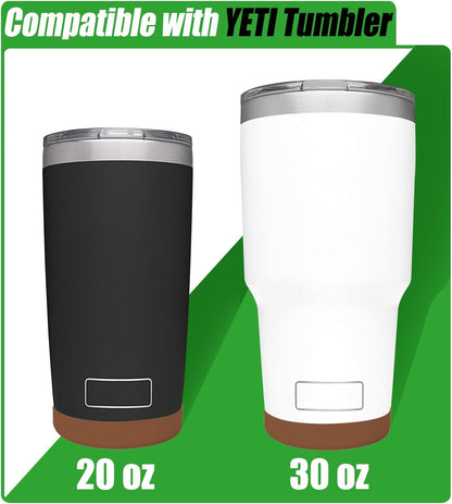 Silicone Boot Sleeve for YETI Tumbler 30 oz, 20 oz - Safer Protection and Less Noise for Yeti Coffee Mug Cup 20oz 30 oz - Dishwasher Safe