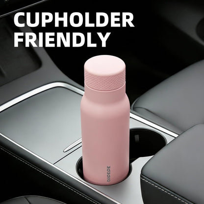 BJPKPK Stainless Steel Water Bottle,21oz insulated Reusable Bottle,Leakproof Metal Thermal Flask Double Wall,Keep Drinks Cold and Hot,Mint Green