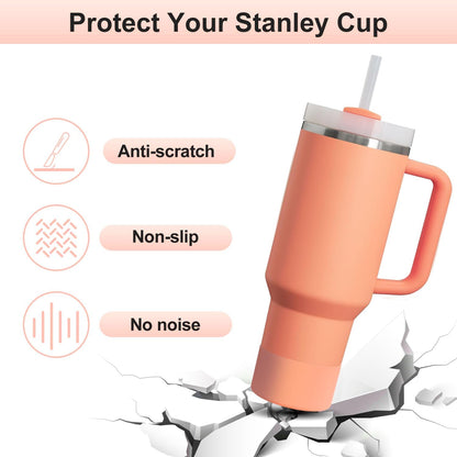 Affute Protective Silicone Boot for Stanley Quencher H2.0 40 30 20 oz & IceFlow Flip 30 20 oz, BPA Free Anti-Noise Anti-Scratch, Stanley Cup Protector Sleeve Cover Boot