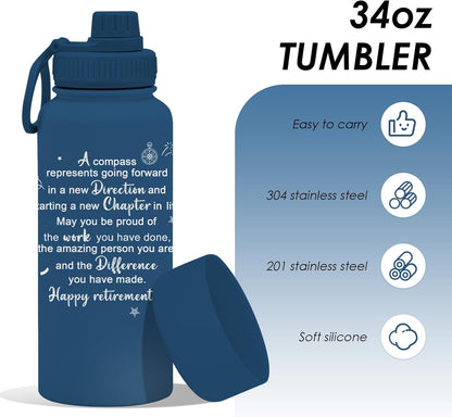 Pickleball 34oz Water Bottle with Spout Lid, Insulated Stainless Steel Travel Cup, Double Wall Vacuum Tumbler for Women Girls Ladies, Birthday Christmas Gift for Pickleball Lovers (1 pc)