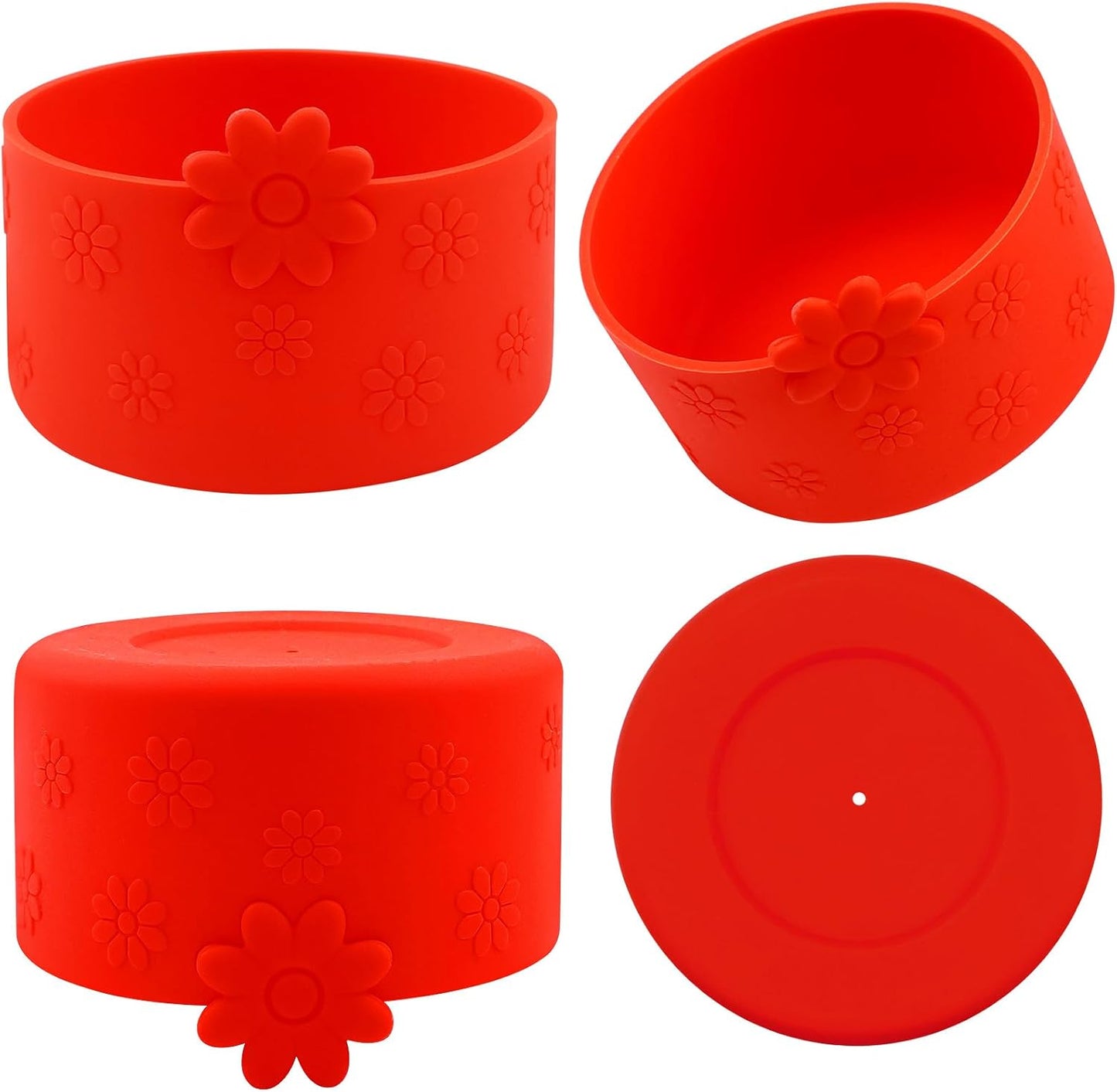 Hpbel Protective Silicone Boot for Stanley Cup Accessories Compatible with Stanley Cup Boot 40/30z and More Bottles with 2.95in Bottom for Water Bottle Flower Tumbler Accessories