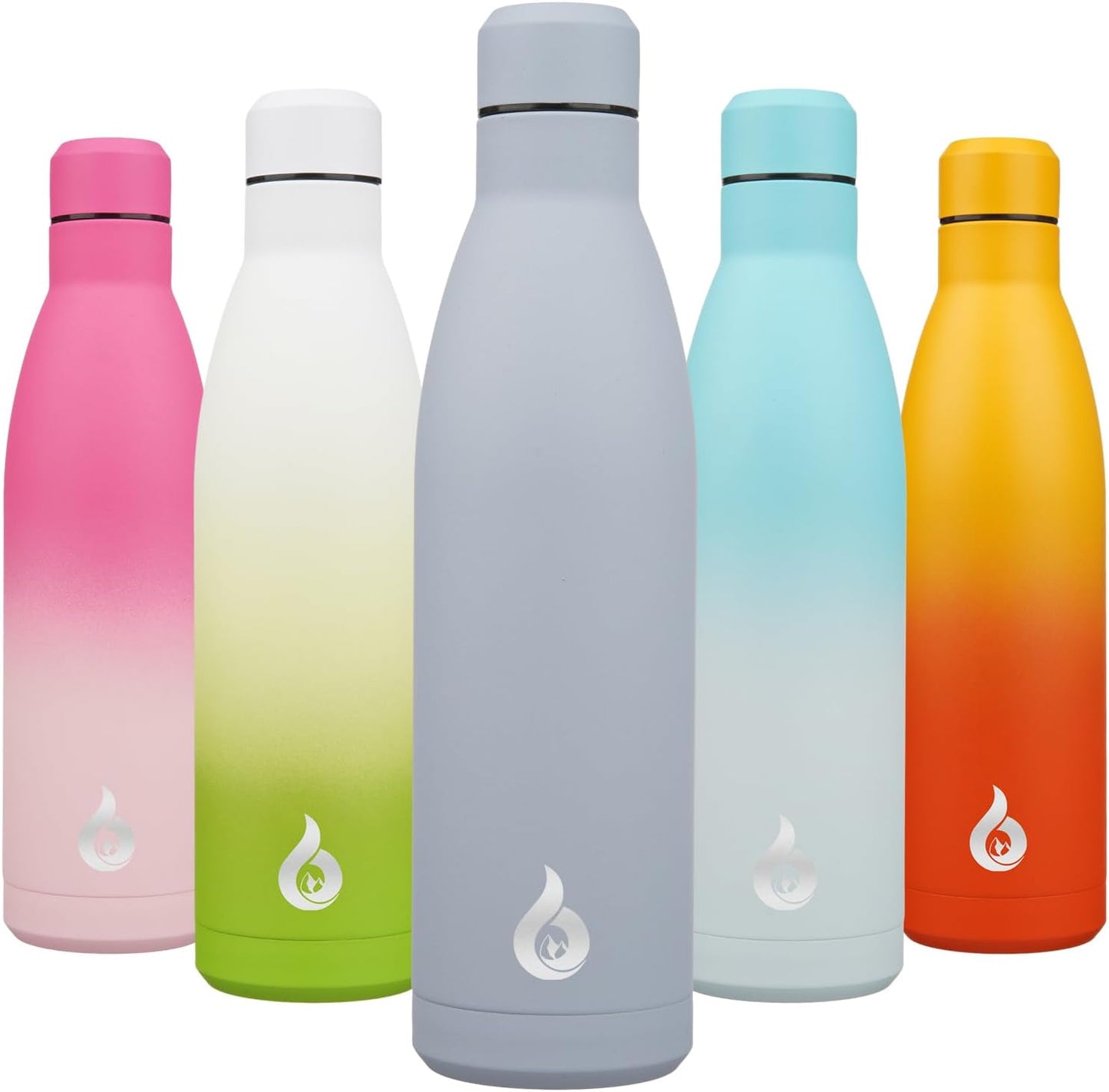 BJPKPK Insulated Water Bottle 12oz Small Stainless Steel Water Bottles Reusable Metal Thermal Keep Cold and Hot,Dreamy Purple - Colors B