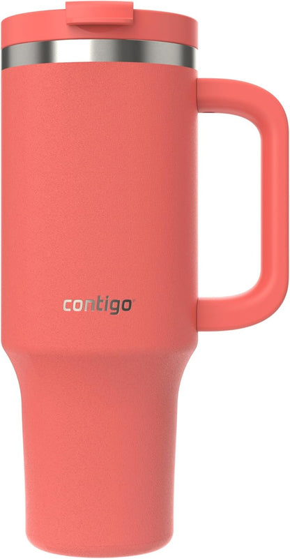 Contigo Streeterville 40oz Tumbler, Stainless Steel Vacuum Insulated, Leak-Proof, Cold for 29 Hours, Reef