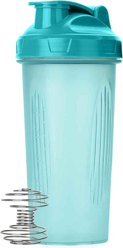 Mr. Pen- Shaker Bottles for Protein Mixes, 28 oz, Leak Proof Shaker Cups with Stainless Steel Wire Whisk Ball for Protein Shakes and Pre Workout
