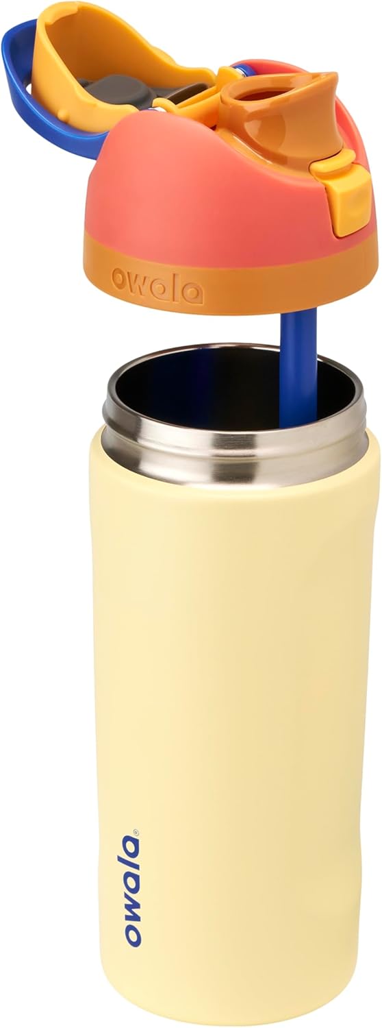Owala FreeSip Insulated Stainless Steel Water Bottle with Straw, BPA-Free Sports Water Bottle, Great for Travel, 32 Oz, Denim
