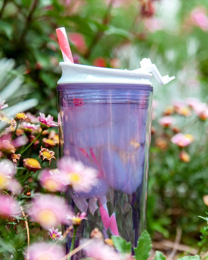 Cupture Crystal Click & Seal Shake Tumbler Cup for Hot or Cold Drinks - 22 oz (Black Diamond)