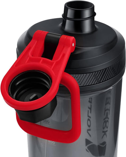 VOLTRX Electric Protein Shaker Bottle - USB Rechargeable Mixer Cup for Shakes and Meal Replacements, BPA-Free Tritan, 20oz