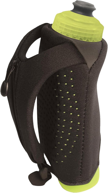 Amphipod Hydraform Ergo-Lite Handheld Water Bottle, BPA-Free Minimalist Insulated Hydration for Ultra-Running & Walking - Charcoal - 10.5 oz