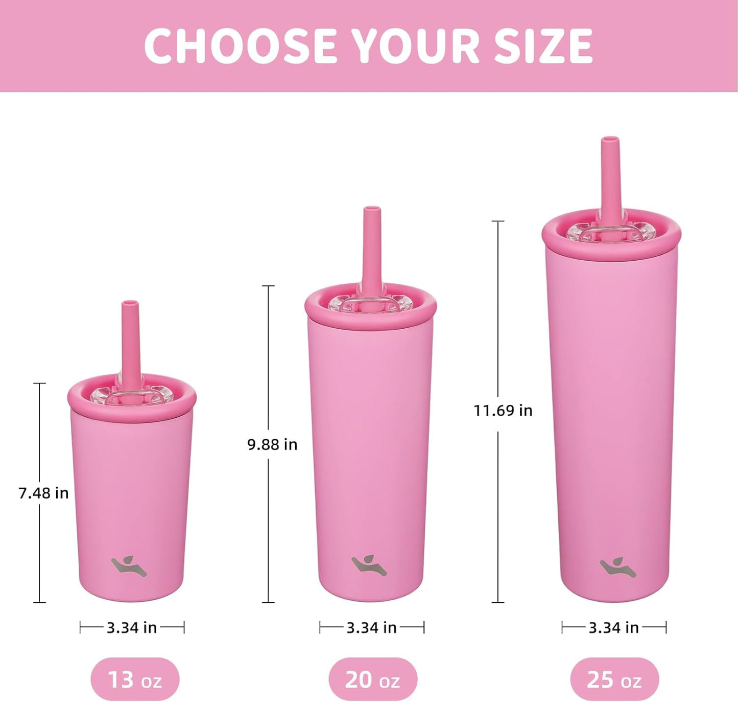 Konokyo 25oz Insulated Tumbler with Lid and Straw, Reusable Iced Coffee Cup with Lid, Travel Coffee Mug, BPA-Free, Leak-Proof and Durable, Oasis