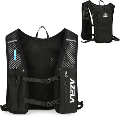 Azarxis Running Water Bottles Flask BPA Free Leakproof Hydration Vest Packs Waist Belt Replacement for Triathlon Marathon Hiking Cycling Climbing Runner