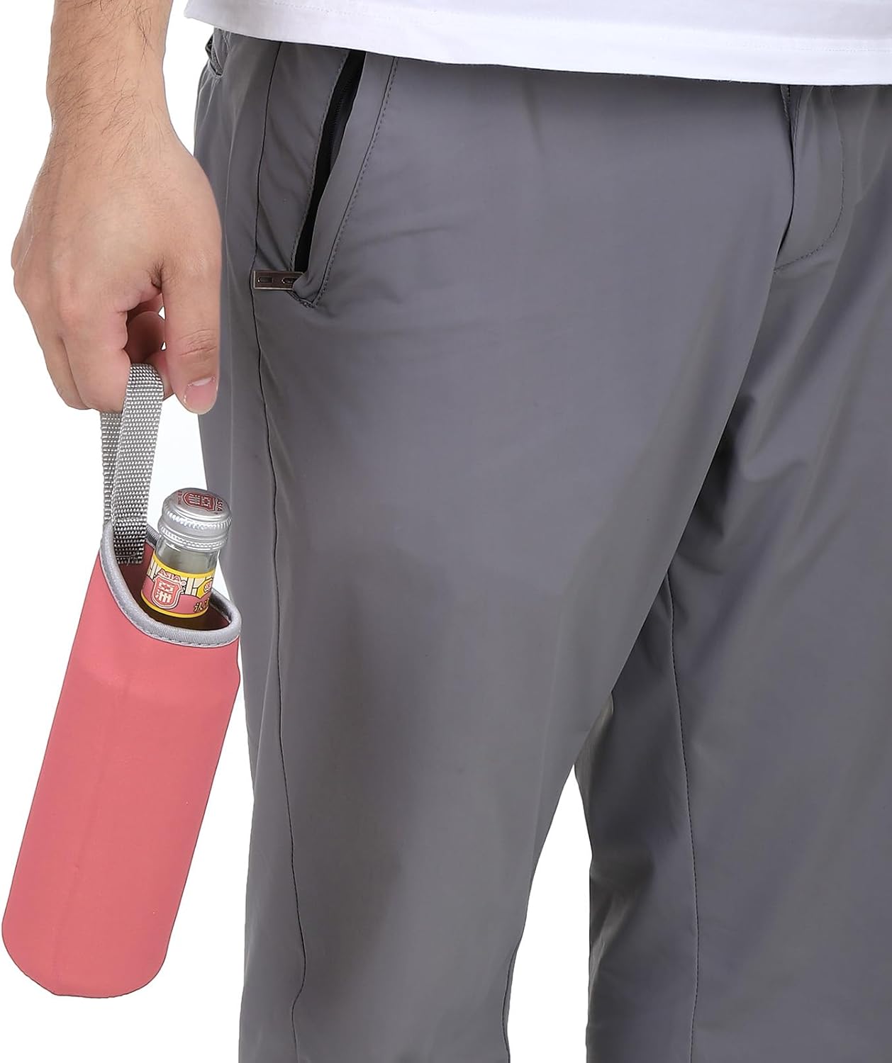 PATIKIL Water Bottle Sleeves, Neoprene Insulated Bottle Bag Holder Carrier Pouch with Finger Strap