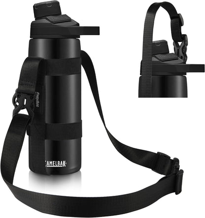 EasyAcc Water Bottle Holder Strap Sling, for Owala FreeSip 24 32 40 oz, Hydro Flask, Cirkul, Yeti, Stanley Flip, Universal Water Bottles, with Carabiner, for Walking Curise Travel (Bottle Excluded)