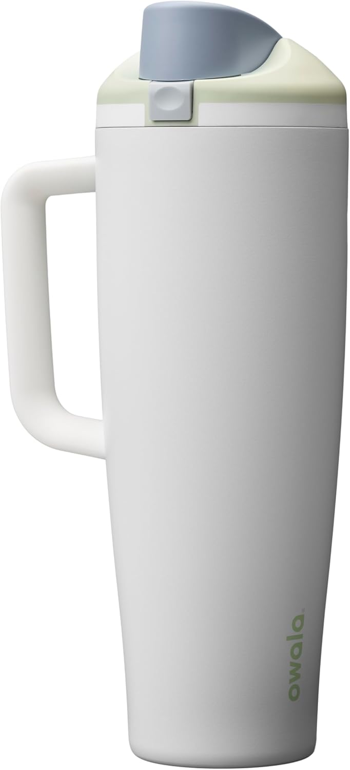 Owala FreeSip Tumbler - Stainless Steel - 40-oz. - Tan (Lightly Toasted)