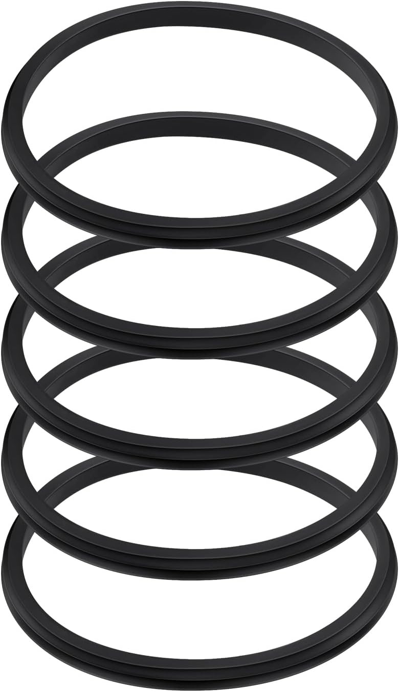 5 Pcs Black Replacement Lid Seal Gaskets,Rubber Seal Replacement Gasket for Lid forStainless Steel Insulated Tumbler Mugs (30oz)
