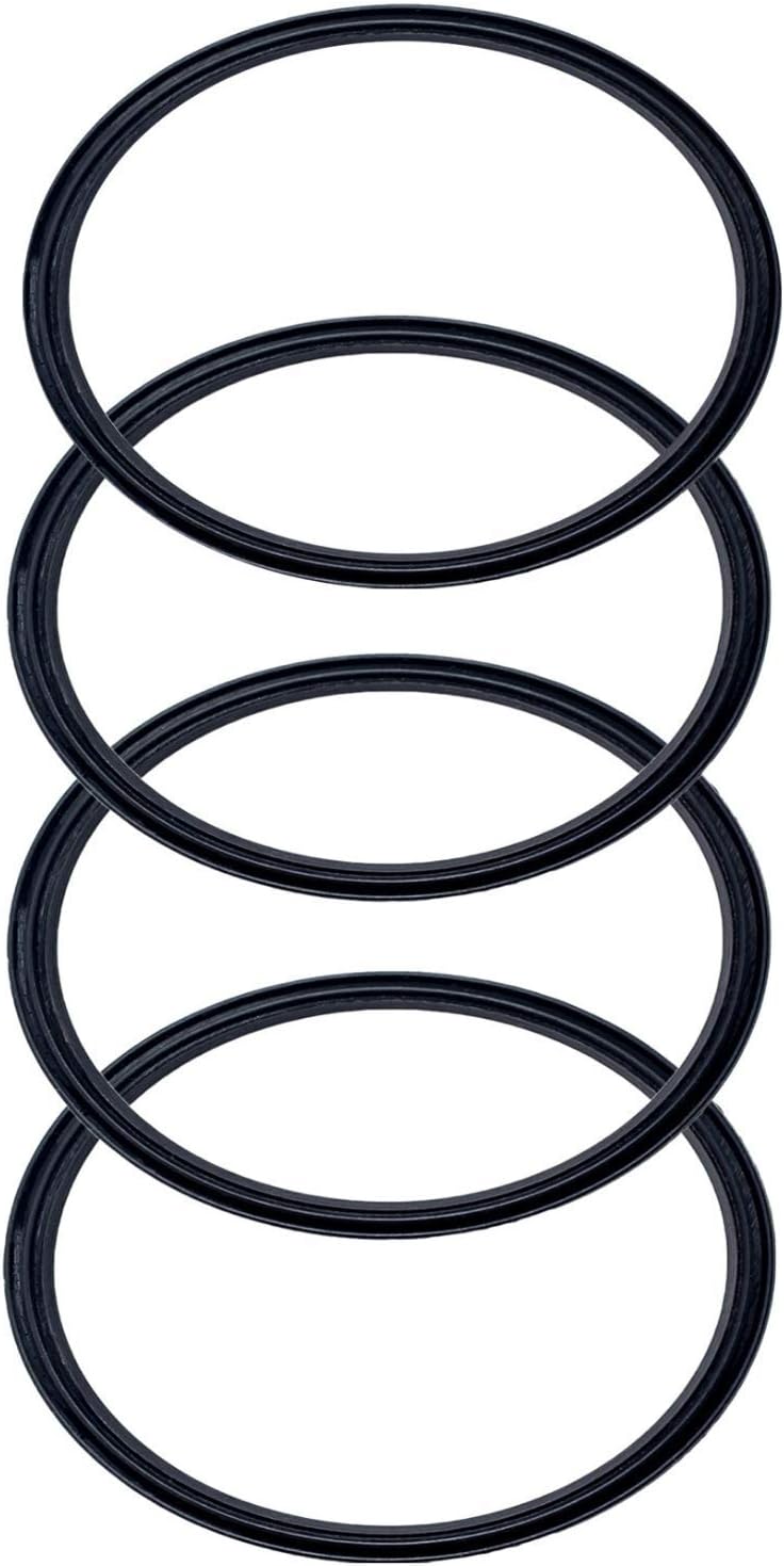 4 Pack - 30 oz Replacement Rubber Lid Ring, 3.7 Inch Diameter Gasket Seals, White Lid Gasket Rings for Insulated Stainless Steel Tumbler fits Yti, Ozark Trail, Beast and Renowned Brands
