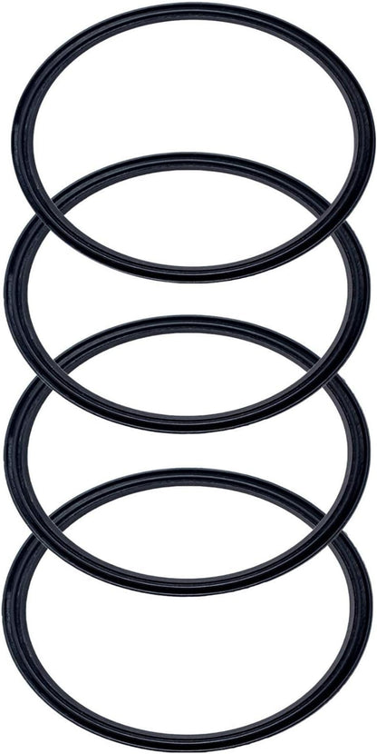 4 Pack - 30 oz Replacement Rubber Lid Ring, 3.7 Inch Diameter Gasket Seals, White Lid Gasket Rings for Insulated Stainless Steel Tumbler fits Yti, Ozark Trail, Beast and Renowned Brands