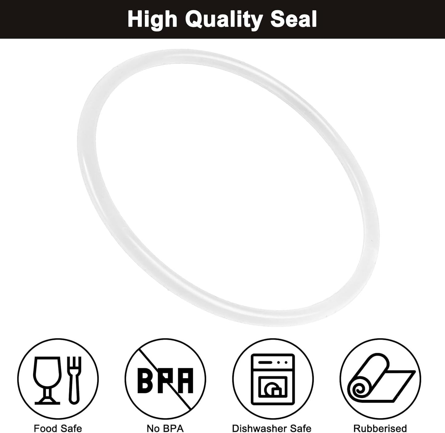 5 Pack Replacement Lid Seal for Bubba HERO 18oz Mug, Gasket Seals Compatible with Bubba Stainless Steel Travel Mug, Leak-Proof BPA Free