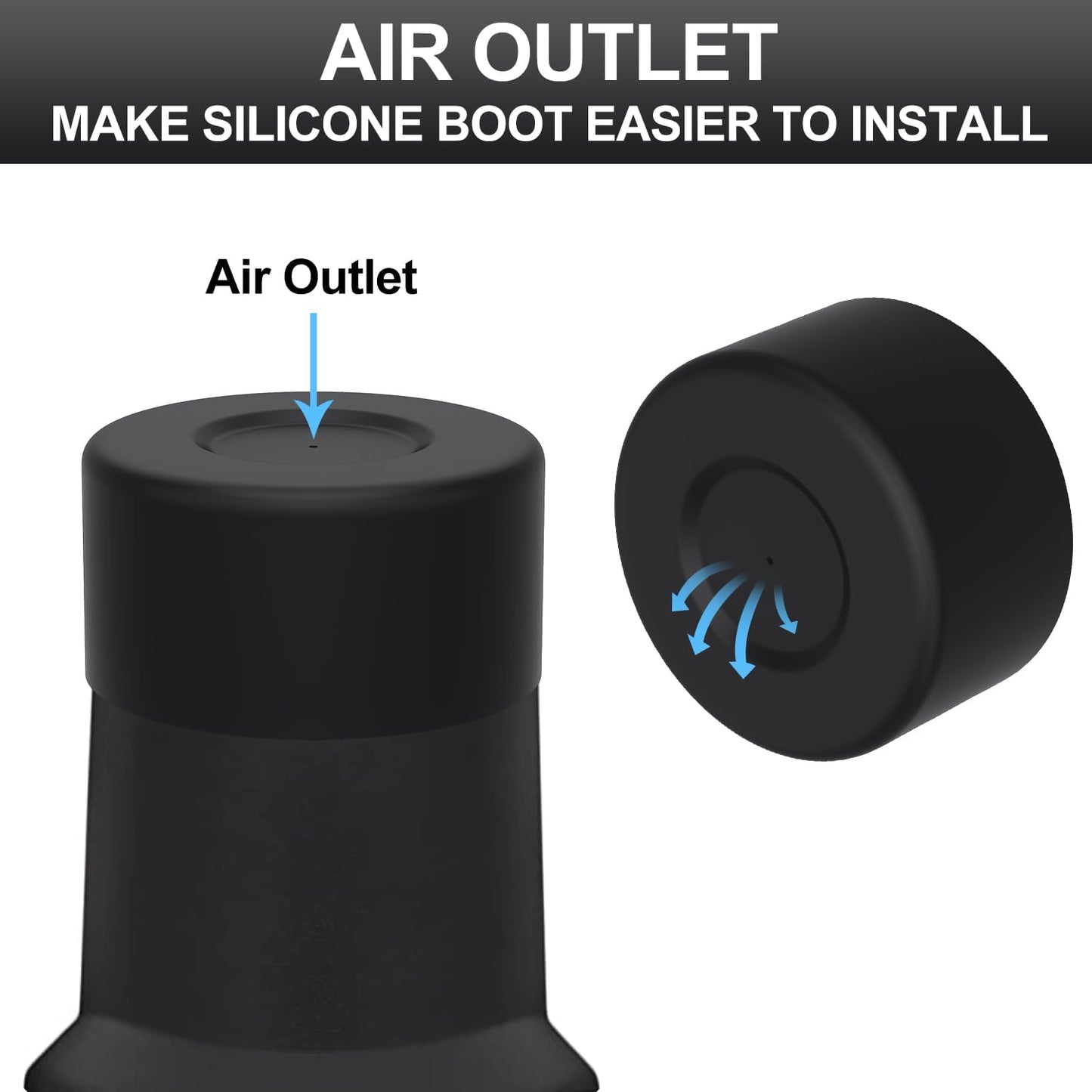 Affute Protective Silicone Boot for Stanley Quencher H2.0 40 30 20 oz & IceFlow Flip 30 20 oz, BPA Free Anti-Noise Anti-Scratch, Stanley Cup Protector Sleeve Cover Boot