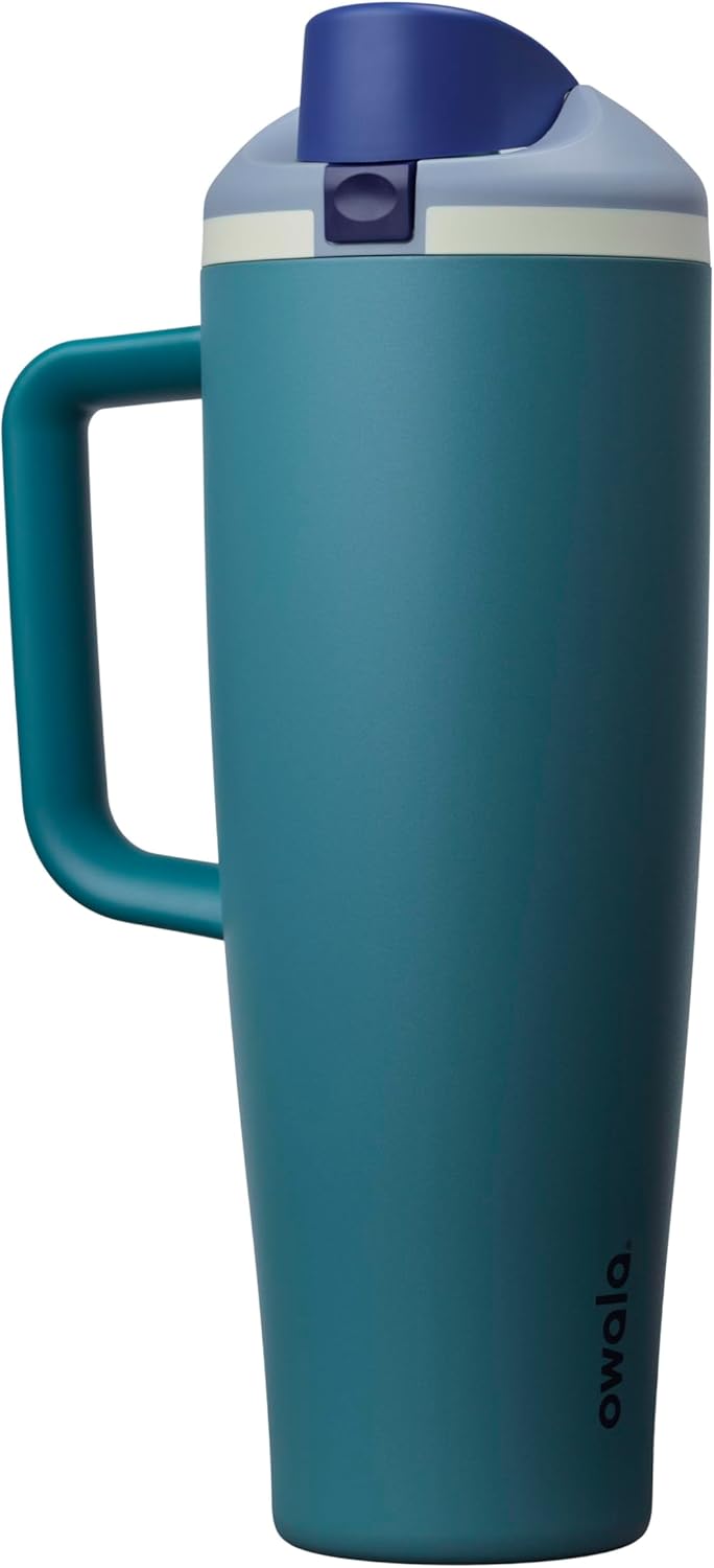 Owala FreeSip Tumbler - Stainless Steel - 40-oz. - Tan (Lightly Toasted)