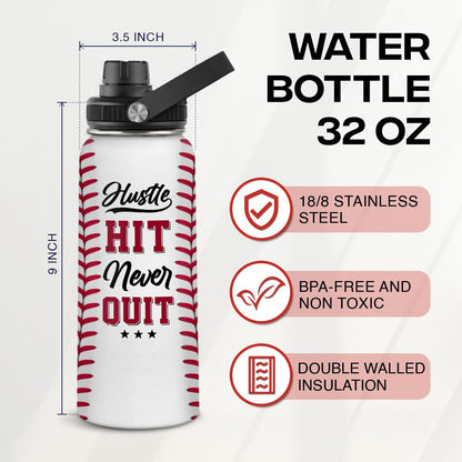 SANDJEST Gym Insulated Engraved Stainless Steel Water Bottle 32oz, Vacuum Chug Lid Travel Tumbler For Men Friends Dad Gymer Trainer, Gym Mode on, Birthday Christmas Father's Day