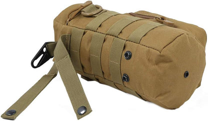 Molle Water Bottle Holder, Tactical Water Bottle Pouches for Backpack with D-Ring Hook