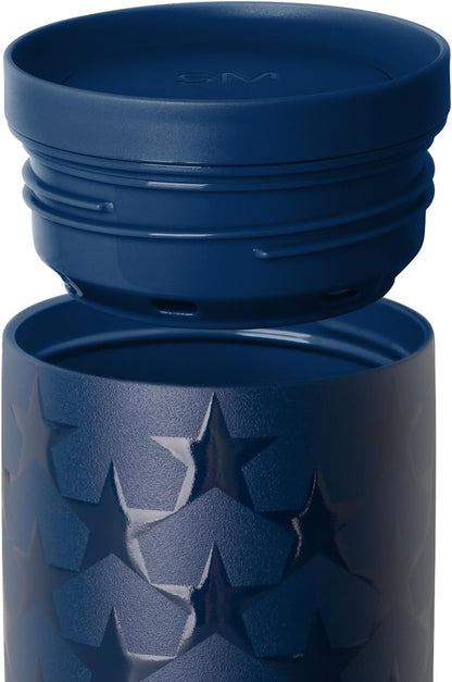 Simple Modern Travel Coffee Mug Tumbler with 360° Lid | Ceramic-Lined Insulated Stainless Steel Cold Brew Iced Coffee Cup | Gifts for Women Men Her Him | Voyager Signature | 16oz | Sea Glass Sage