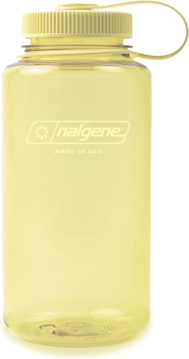 Nalgene 32 oz Wide Mouth Water Bottle | BPA-Free, Durable & Leak Proof, Lightweight Bottle for Hiking & Gym, Work & Travel