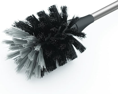Long Bottle Brush, 17 in Bendable Cleaner Brushes for Cleaning Neck Beer Bottles, Wine, Baby Bottles, Water Bottles, Tumblers, Flask, Bird Feeder, Vase, Pipes and Brewing Supplies Black/1Pack