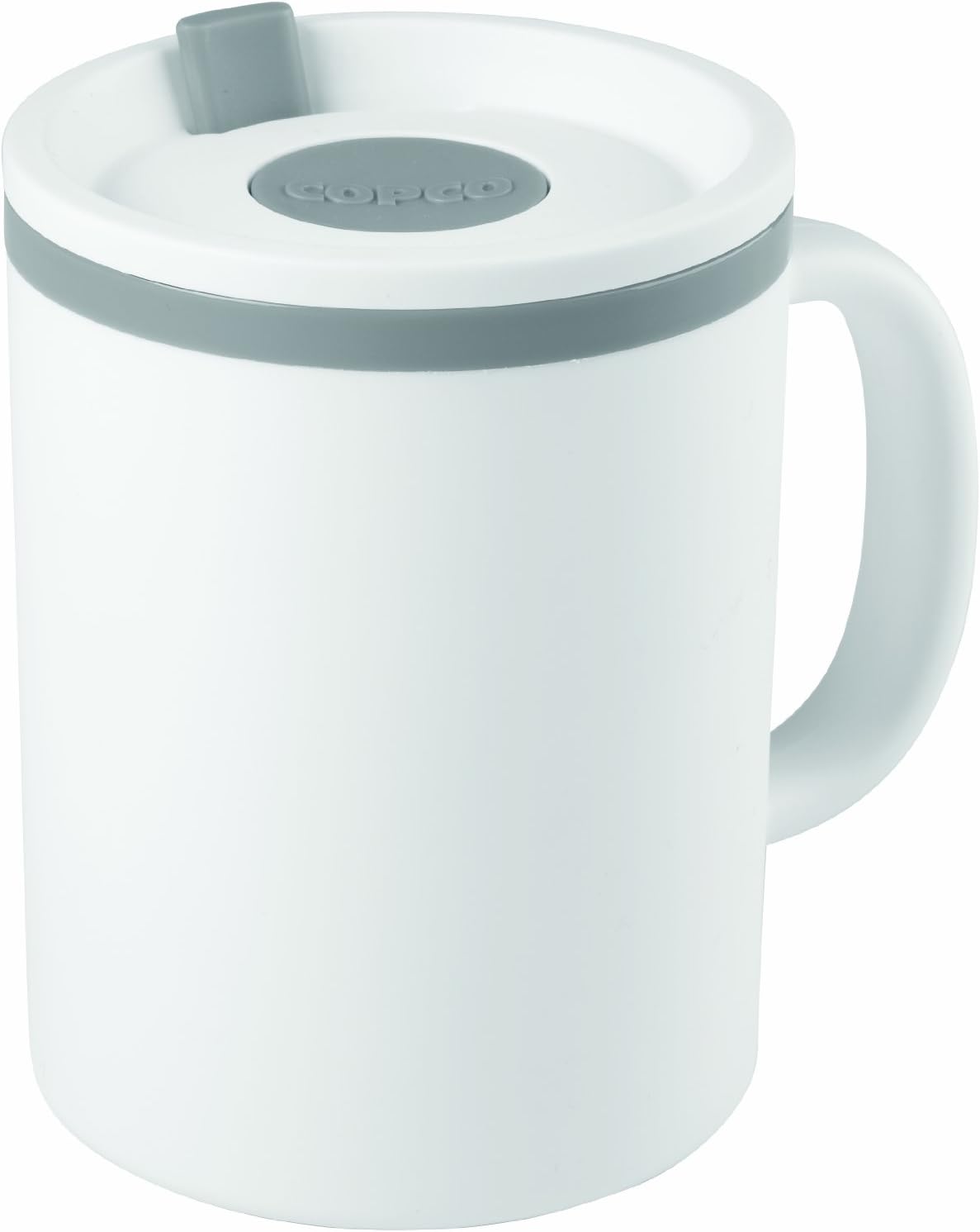 Copco Desk Mug 16 oz - Durable BPA-Free, Double-Wall Insulation for Hot & Cold Drinks, Microwave & Dishwasher Safe, Ideal for Office, Home, Travel - Spill-Resistant Reusable Mug (Teal)