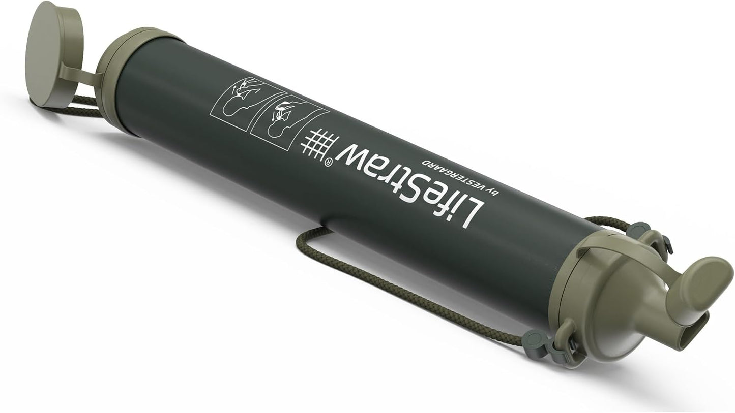 LifeStraw Personal Water Filter for Hiking, Camping, Travel, and Emergency Preparedness