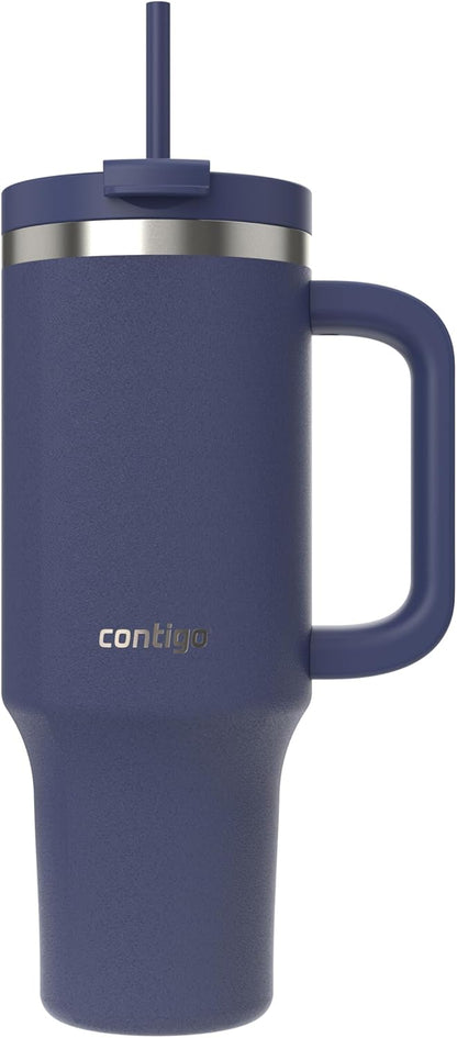 Contigo Streeterville 40oz Tumbler, Stainless Steel Vacuum Insulated, Leak-Proof, Cold for 29 Hours, Reef