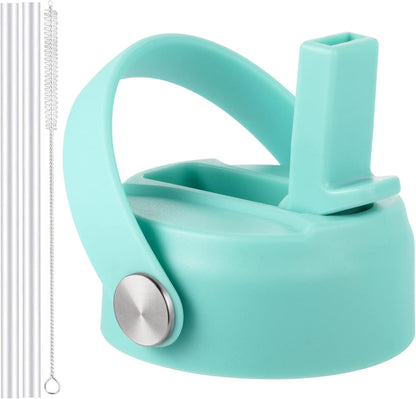 RRegeny Straw Lid for Hydro Flask Wide Mouth 32 40 oz, Lids with Flexible Handle compatible with HydroFlask, Replacement Sports Flex Cap Wide Mouth Top