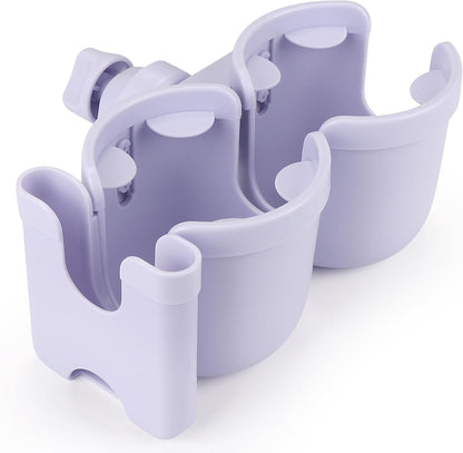 Accmor Stroller Cup Holder with Phone Holder, Bike Cup Holder, Universal Cup Holder for Uppababy Nuna Doona Strollers, 2-in-1 Cup Holder for Walker, Wheelchair, Scooter - Colors A
