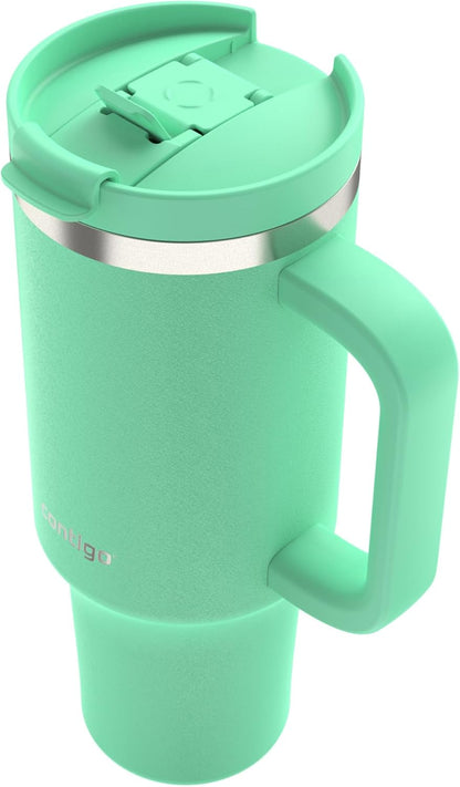 Contigo Streeterville 40oz Tumbler, Stainless Steel Vacuum Insulated, Leak-Proof, Cold for 29 Hours, Reef