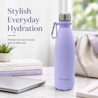 Best in Class Triple-Walled Insulated Stainless Steel Water Bottle, Keeps your Drinks Cold for up to 24 Hours and Hot for up to 12 Hours, Leak Proof, Make a Difference in the World, Black, 17oz
