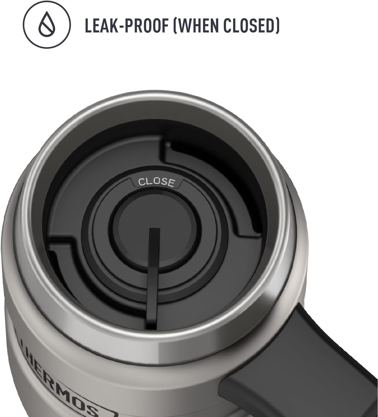 THERMOS Stainless King Vacuum-Insulated Stainless Steel Tumbler - 16oz, Midnight Blue - Insulated Coffee Tumbler for Hot & Cold Drinks - Leak-Proof & Sweat-Proof for Commuting & Traveling