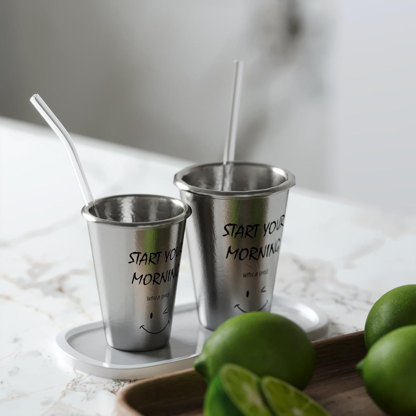 6 PCS Reusable Glass Drinking Straw, Replacement Straw 7.88'' x 8MM Clear Practical Straw for 20/30/32oz Tumblers Smoothie Straws 3 Straight 3 Bent with 1 Cleaning Brush for Coffee Tea Juice Milkshake