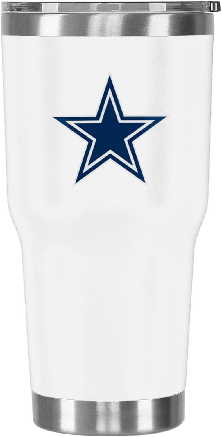 FOCO NFL Team Logo 30oz Insulated Stainless Steel Travel Mug Tumbler