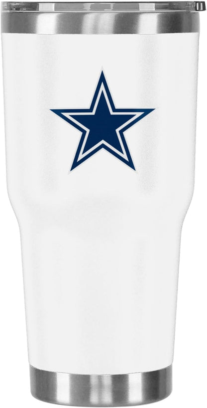 FOCO NFL Team Logo 30oz Insulated Stainless Steel Travel Mug Tumbler