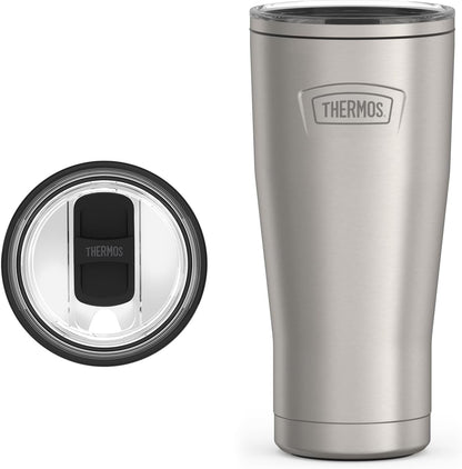 THERMOS ICON SERIES, Stainless Steel Tumbler with Slide Lock, 18 Ounce, Mystic Navy