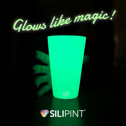Silipint 8oz Silicone Tumbler with Straw and Lid – Unbreakable, BPA Free, Non-Toxic, Dishwasher, Microwave, Freezer Safe Tumbler Cup – Drinkware for Juice, Smoothies, Coffee (Cool Berry Crush)