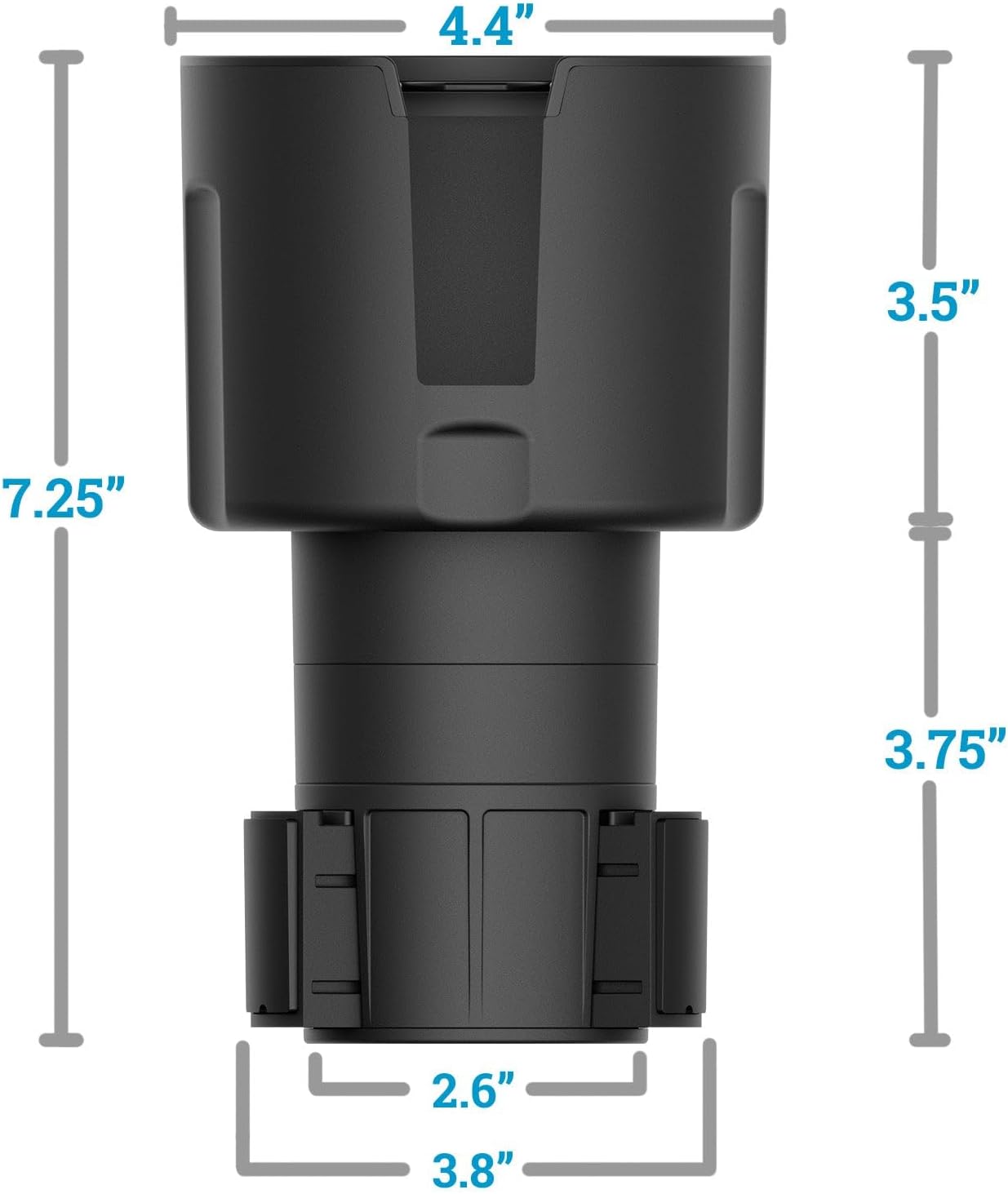 Swigzy Car Cup Holder Expander Adapter for Large Water Bottles - [Patented & Upgraded] - Holds: Hydro-Flask, Yeti, Nalgene, Owala, 32-40oz - Adjustable Expandable Insert Extender - Universal