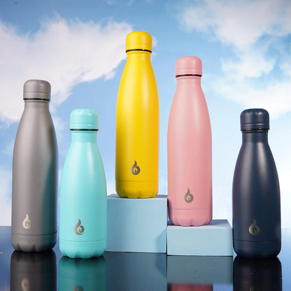 BJPKPK Insulated Water Bottle 12oz Small Stainless Steel Water Bottles Reusable Metal Thermal Keep Cold and Hot,Dreamy Purple - Colors B