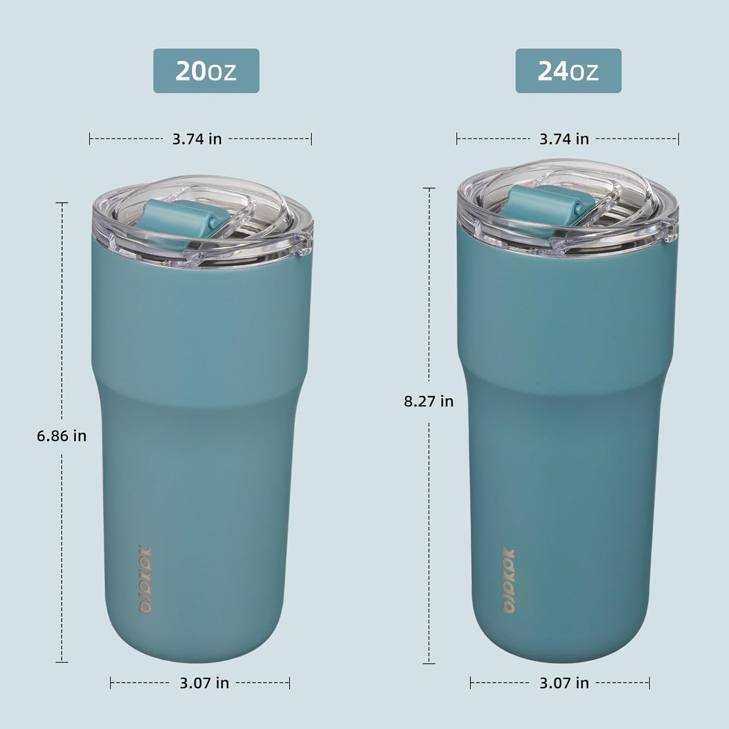 BJPKPK Insulated Tumbler,20oz Stainless Steel Tumbler with lid,Double Wall Travel Coffee Mug Thermal Cup,Keep Drinks Cold and Hot,Lavender