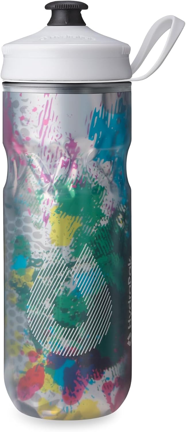 HydraPak | Polar Bottle - Polar Sport Insulated Water Bottle - BPA-Free, Sport & Bike Squeeze Bottle with Handle (Pulse Blue, 700ml / 24oz)