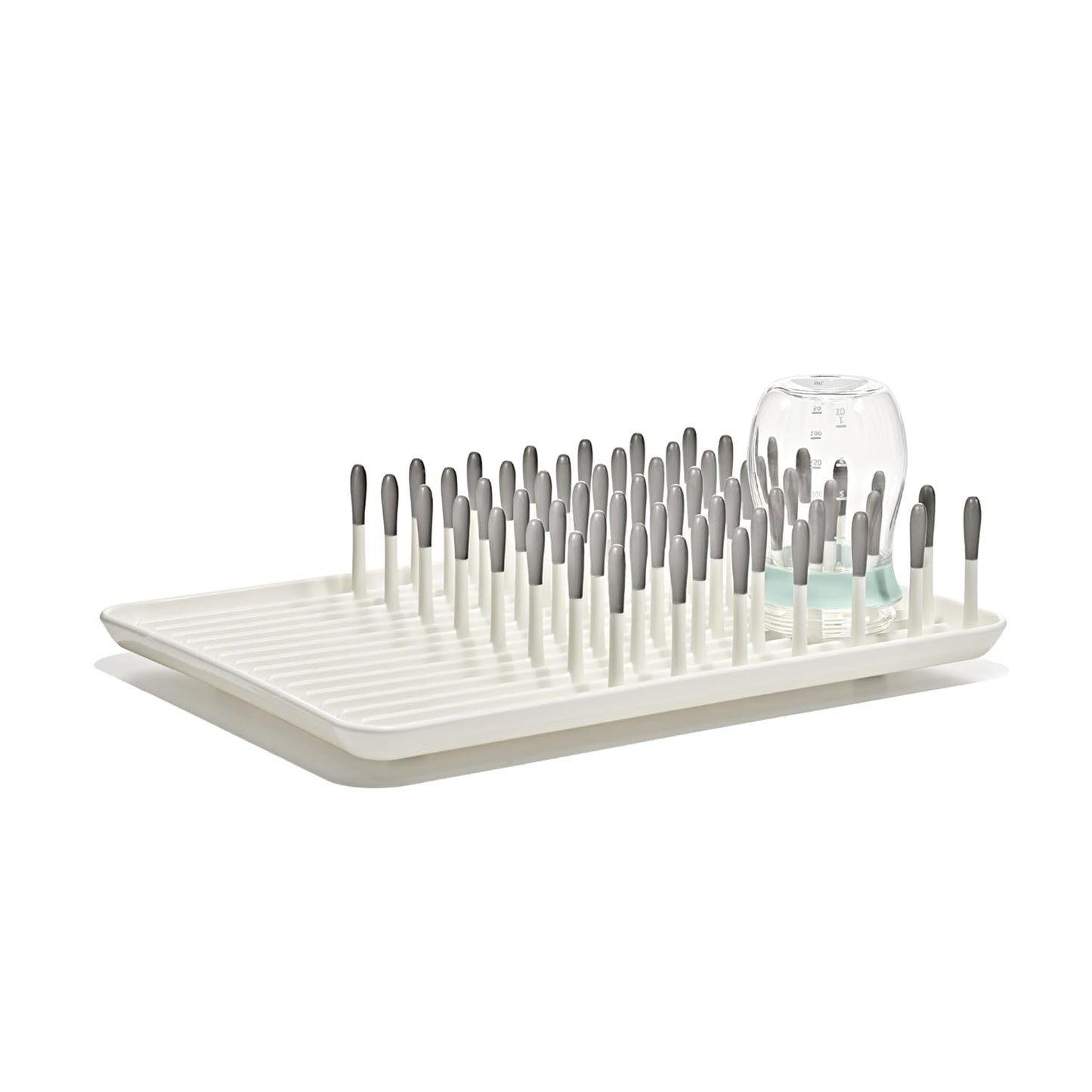 OXO Tot Baby Bottle Drying Rack, Gray, Newborn Essentials Must-Have