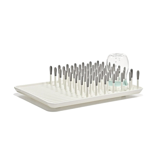 OXO Tot Baby Bottle Drying Rack, Gray, Newborn Essentials Must-Have